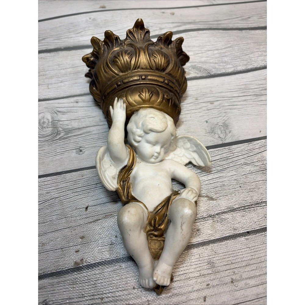 lenwile ardalt japan porcelain cherub wall pockets Regency